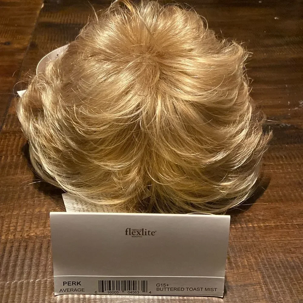 Eva Gabor Perk Wig - G15+ Buttered Toast Petite Cap Textured